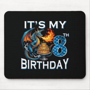 Tapis De Souris Fête du dragon pour 8e anniversaire Amoureux des d