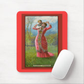 Tapis De Souris Fête vintage des mères Heures ensoleillées (Avec souris)