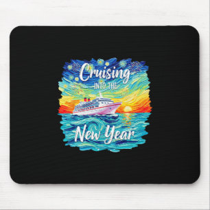 Tapis De Souris Fêter la Nouvelle Année 2026 en croisière Vacances