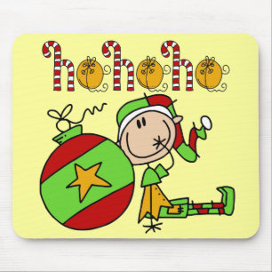 Tapis De Souris Fêtes de Noël Jingle Bells Elf
