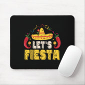 Tapis De Souris Fetons Fiesta Funny Cinco De Mayo Mexo (Avec souris)