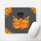 Tapis De Souris feu (Avec souris)