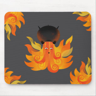 Tapis De Souris feu