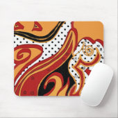 Tapis De Souris Feu (Avec souris)