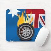 Tapis De Souris Feu, Alliage - Australie (Avec souris)
