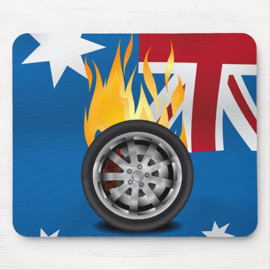 Tapis De Souris Feu, Alliage - Australie (Devant)