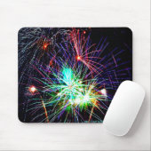 Tapis De Souris Feu d'artifice Mousepad (Avec souris)
