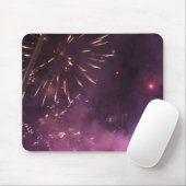 Tapis De Souris Feu d'artifice Mousepad (Avec souris)