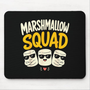 Tapis De Souris Feu de camp familial marshmallow s'mores