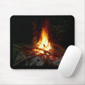 Tapis De Souris Feu de campagne Mousepad (Avec souris)