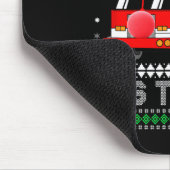 Tapis De Souris Feu de Noël moche - Camion d'incendie (Coin)