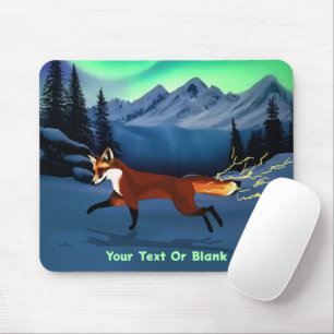 Tapis De Souris Feu de renard - Lumières du Nord