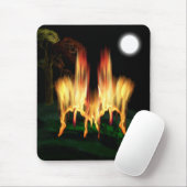 Tapis De Souris Feu d'incendie (Avec souris)