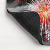 Tapis De Souris Feu D'Oeuvre Dans Les Nuages (Coin)