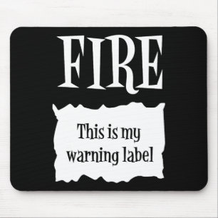 Tapis De Souris Feu - Paquet chaud Halloween Costume Taco 1