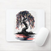 Tapis De Souris Feu Pleureur (Avec souris)