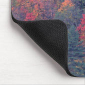 Tapis De Souris Feuillage d'automne d'une forêt de bois dur (Coin)