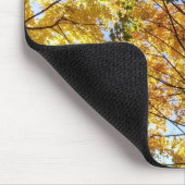 Tapis De Souris Feuillage d'automne jaune et vert (Coin)