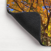 Tapis De Souris Feuillage Jaune d'Automne (Coin)
