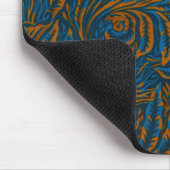 Tapis De Souris Feuille botanique d'acanthe de style sarcelle Will (Coin)