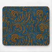 Tapis De Souris Feuille botanique d'acanthe de style sarcelle Will (Devant)