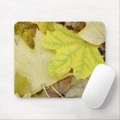 Tapis De Souris Feuille d'automne (Avec souris)