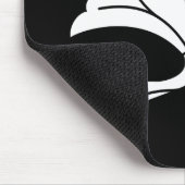 Tapis De Souris Feuille de ginkgo en forme de grue (Coin)