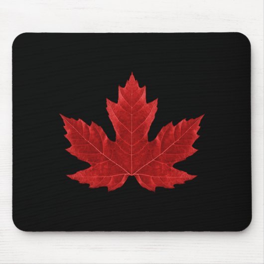 Tapis De Souris Feuille d'érable canadienne Mousepad (Devant)