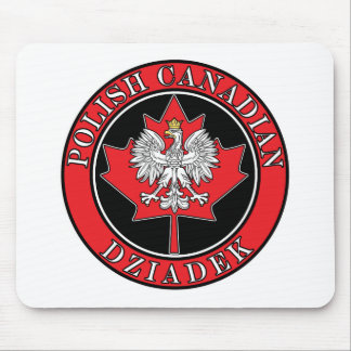 Tapis De Souris Feuille d'érable canadienne polonaise Dziadek