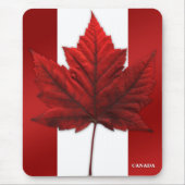 Tapis De Souris Feuille d'érable de Mousepad Canada de drapeau du (Devant)