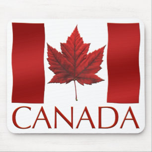 Tapis De Souris Feuille d'érable de Mousepad Canada de drapeau du