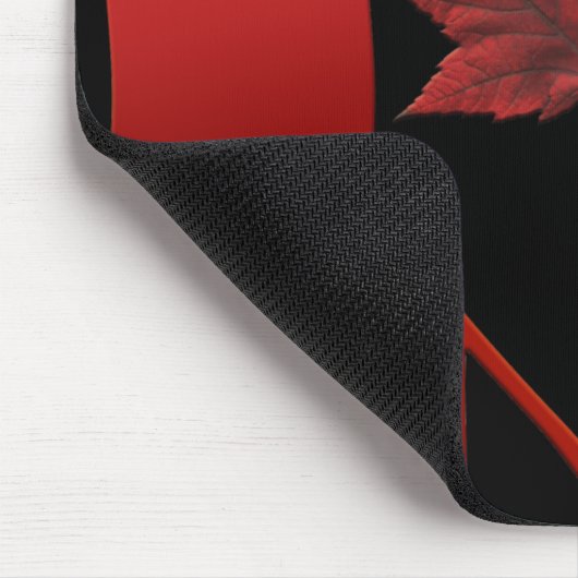 Tapis De Souris Feuille d'érable de Mousepad Canada de drapeau du (Coin)
