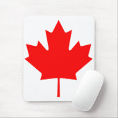 Tapis De Souris Feuille d'érable du Canada (Avec souris)