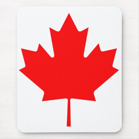 Tapis De Souris Feuille d'érable du Canada (Devant)