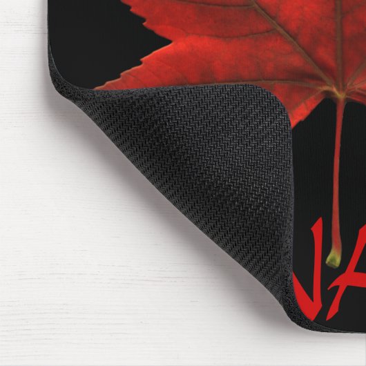 Tapis De Souris Feuille d'érable rouge du Canada Mousepad Canada (Coin)