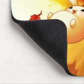 Tapis De Souris Feuille en baisse Mousepad (Coin)
