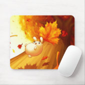 Tapis De Souris Feuille en baisse Mousepad (Avec souris)