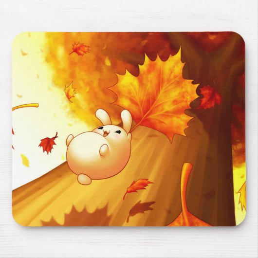 Tapis De Souris Feuille en baisse Mousepad (Devant)