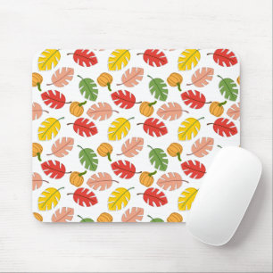 Tapis De Souris Feuille et Citrouille
