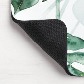 Tapis De Souris Feuille fractionnée de palme tropicale (Coin)