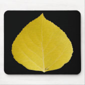 Tapis De Souris Feuille jaune #5 d'Aspen (Devant)