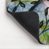 Tapis De Souris Feuille sur le vélin avec l'arrière - plan (Coin)