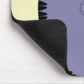 Tapis De Souris Feuille violette (Coin)