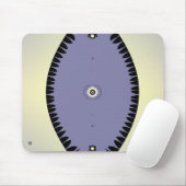 Tapis De Souris Feuille violette (Avec souris)