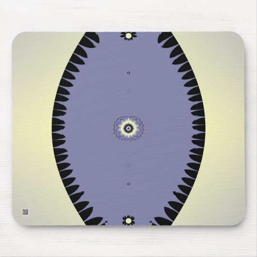 Tapis De Souris Feuille violette (Devant)