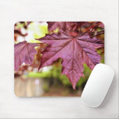 Tapis De Souris Feuilles canadiens de l'érable rouge (Avec souris)