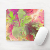 Tapis De Souris Feuilles colorés Abstraits modernes (Avec souris)
