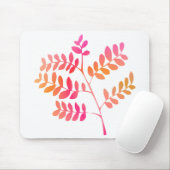 Tapis De Souris Feuilles couchers de soleil (Avec souris)