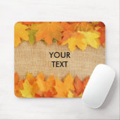 Tapis De Souris Feuilles d'automne (Avec souris)