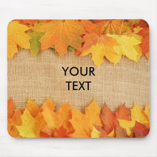 Tapis De Souris Feuilles d'automne (Devant)